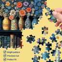 Wildflower Book Puzzles for Adults 1000 Pieces Puzzle Clearance Vintage Books Challenging Adult Puzzles 1000 Pieces Puzzle Perfect for Family Game 27.5 x 19.6 inch