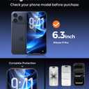 UNBREAKcable 2-Pack Screen Protector for iPhone 17 Pro, Military-Grade Shatterproof Tempered Glass [9H+ Hardness] [Easy Installation Frame] [99.99% HD Clear] for Apple iPhone 17 Pro