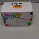 NuLink Balloon Pump Electric Portable Dual Nozzle Air Pump for Balloons Blower Pump Inflator for Decoration, Birthday Party [110V~120V, 600W, Purple]