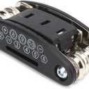 Guitar Multitool, Multi Function Wrench 13 in 1 Combination Repair Adjustment Care Tool