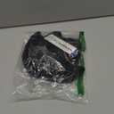 COCOPEAR Women's Ruched High Waisted Bikini Bottom Retro Vintage Swim Short Tankinis (X-Large, Black)