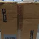 MENATT Brushed Nickel 20 Inch Drop in Kitchen Sink, 18 Gauge Stainless Steel Topmount Single Bowl 1 Faucet Hole Topmount Kitchen Sink with Drainer, D20"xW16"xH9"