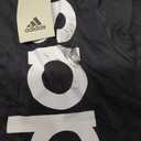 Adidas Boys Short Sleeve Linear Logo T-Shirt (Medium, Black Core)