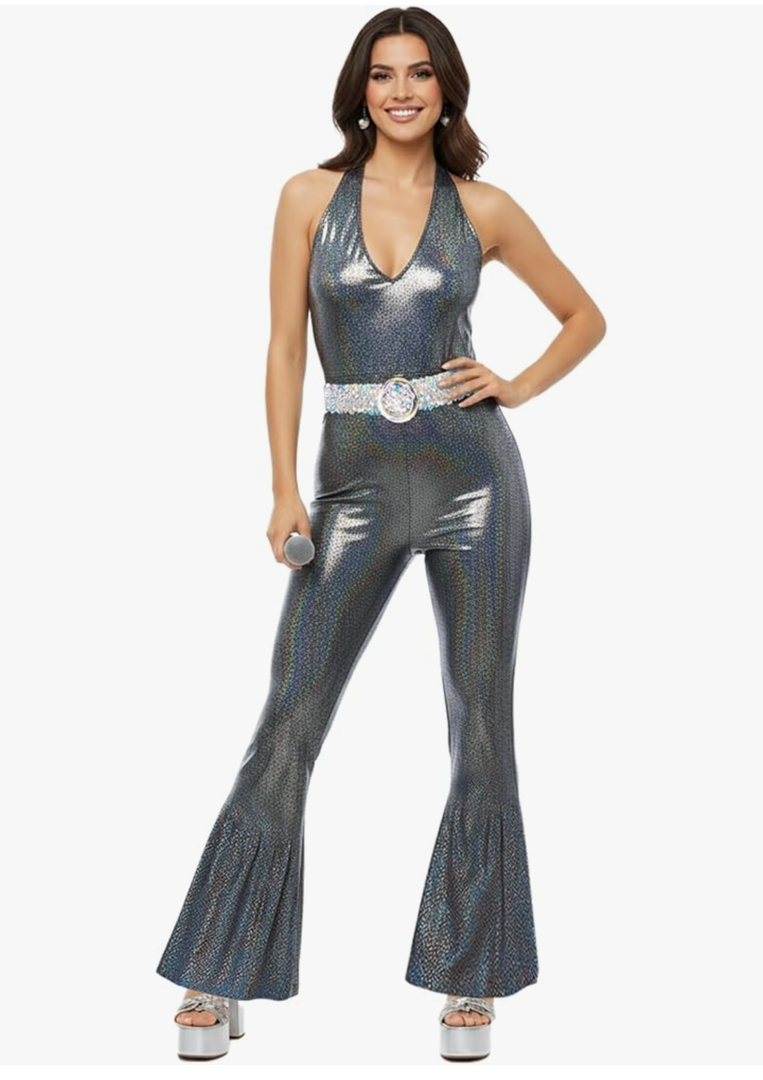 Morph Disco Costume Womens 70s, Disco Outfit Woman, 70's Costumes, Halloween Costumes For Women Adult, S