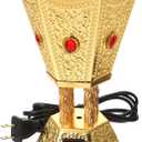 MAGICLULU Electric Incense Burner Middle Eastern Style Desktop Censer Plug-in Aroma Burner for Home Office Table Decor Us Plug