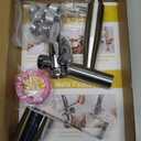 Sink Sprayer Hose Attachment for Faucet, Faucet Head Replacement with 5 Adapters, 59" Hose and Holder - for Feminine Hygiene, Baby Diaper Cleaning & Pet Bathing