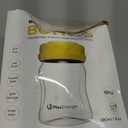 Max Strength Pro Breastmilk BottlesOnly 5  pcs Set with Leak Proof Lids, 6.oz 180ml Reusable Wide Neck Bottles Best for Breast Milk Collection & Storage Solution, BPA Free, Fits Spectra & Avent Models