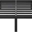 SHLAND Bed Frame Queen Size, 14 Inch Heavy Duty Metal Platform Bed Frame No Box Spring Needed, Mattress Foundation, Storage Space, No Noise, Easy Assembly