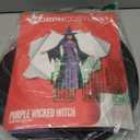 Morph Witch Costume Women, Wicked Costumes For Women, Halloween Costumes For Womens Adult (Large, Purple)