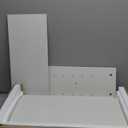 VINGLI Fluted Modern Medicine Cabinet,Bathroom Wall Cabinet Over Toilet Storage, Upper Floating Countertop Storage for Bathroom, Laundry Room,Small Hanging Kitchen Wall Cabinets (Natural Oak Color)