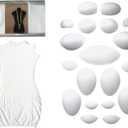 Pro Modular Dress Form Padding Plus Size Kit (24 Pieces) - Adjustable Body Form Set for Sewing and Mannequin - Adult Female Dress Padding - Making and Tailoring Accessories
