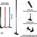 Golf Putting Mat, Practice Golf Putting Green Training Aid for Indoor, Outdoor at Home, Office, Backyard with Putter and Balls 9.84 ft