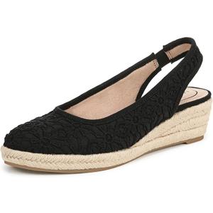 LifeStride womens Kayden (5, Black Fabric)