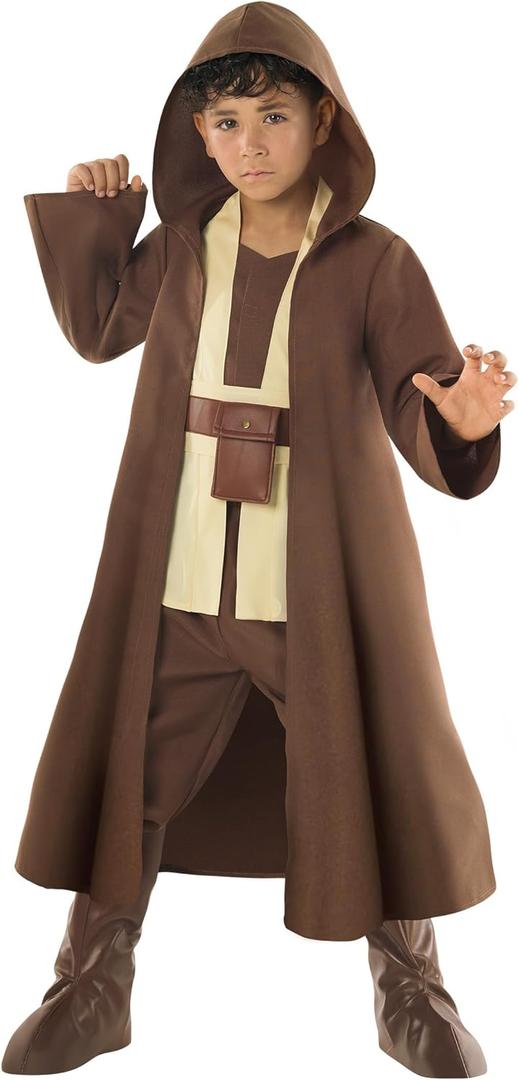 Morph Fantasy Hooded Robe For Boys - Space Cosplay Costume - Halloween Outfit For Kids - Star Theme Dress Up (7-9 Years)