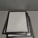 Unittype 4 Pack Diamond Painting Frames Magnetic Diamond Art Frames Self Adhesive for Painting Pictures Canvas Room Wall Window Door Decorations Accessories, Black(12 x 16 Inch/ 30 x 40 cm)