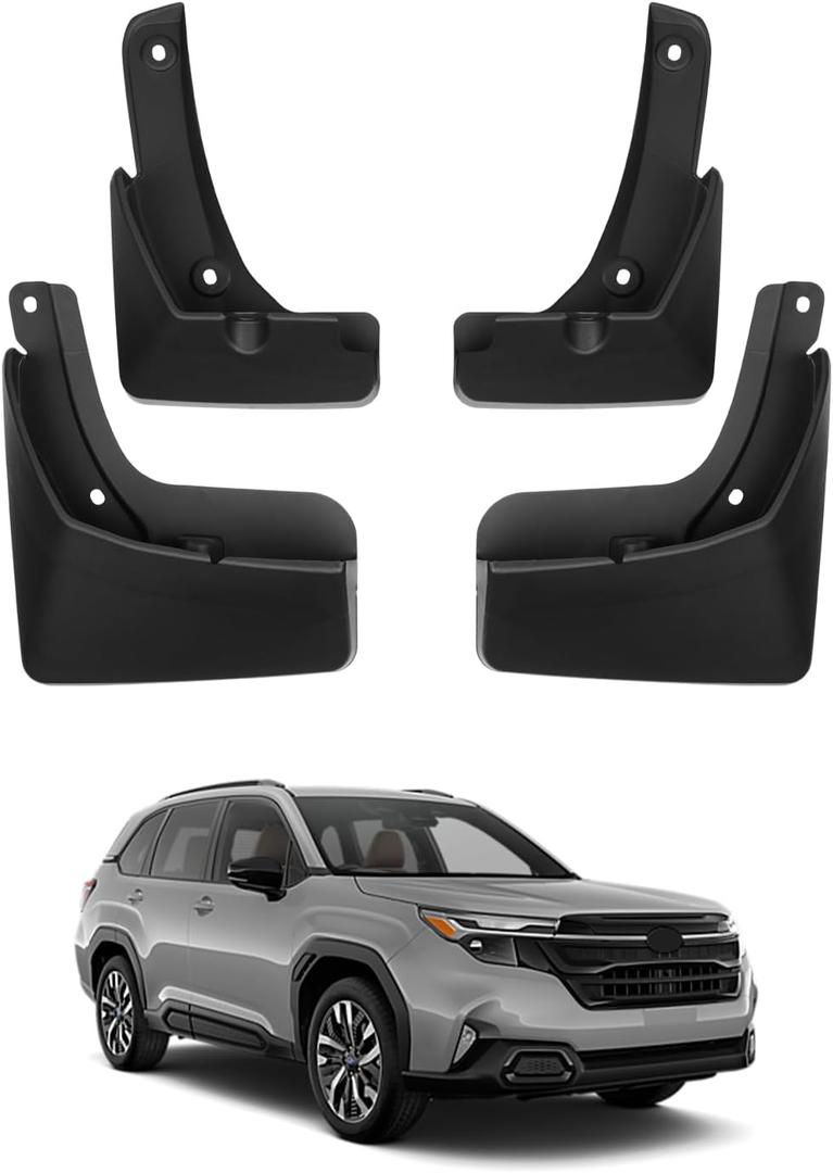 Autorder Mud Flaps Splash Guards for 2025-2026 Subaru Forester Accessories Mudflap Fender Flares Front and Rear Mud Guard Set 4PCS