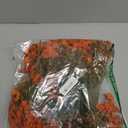 12 Bundles Faux Mums for Outdoor Planters, Artificial Fake Mums Fall Decorations for Outdoors Home, Fall Autumn Faux Silk Flowers Plants Look Real UV Resistant for Outside Home Porch Patio (Orange)