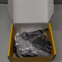 Glocusent Clip on Light: 10 Brightness Levels from 20 to 180LM LED Reading Light with Clamp and Flexible Gooseneck - Eye Caring Book Lights for Reading at Night, Clip on Desk Bed Headboard (Black)