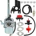 Carbhub ST224 Carburetor Fit for Ariens 20001027 20001368 Husqvarna ST224 924HV ST261E McCulloh Poulan Pro 436565 532436565 585020402 LCT 208cc 03121 03122 Snow Blower Thrower Carb Carburateur