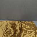 GIGIZAZA Gold Velvet Decorative 20x20 Throw Pillow Covers for Sofa Bed 2 Pack Soft Cushion Cover