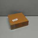 Samhita Square Burning Finish Mango Wood Napkin Holder For Restaurant Decor Kitchen Bar Accessories (7.5"x 7.5"x 2.75")