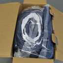 Bedsure Twin Comforter Set 5 Pieces, Blue Striped Bedding Set for All Seasons, Reversible, Cationic Dyeing Bed in a Bag with Comforter, Sheets, Pillowcase & Sham