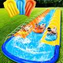Water Slides for Kids Backyard, 22.1ft*82in Slip and Slide