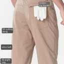 ALLZERO Men's Stretch Golf Pants Quick Dry Lightweight 30"/32"/34" Work Dress Pants Casual Comfy Trousers with Pockets