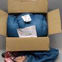 Coleman Brazos 20/30F Adult Cool-Weather Sleeping Bag with No-Snag Zipper & Stuff Sack, Machine Washable (PFAS-Free)