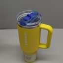 STANLEY Quencher ProTour Flip Straw Tumbler with Leakproof Lid | Built-In Straw & Handle | Cupholder Compatible for Travel | Insulated Stainless Steel Cup | BPA-Free (40 Ounces, Daffodil)