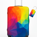 Geometric Luggage Cover, M 22-25"