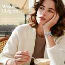 JR.DM Gold Watch Band for Women Compatible with Apple Watch 38mm 40mm 41mm 42mm 44mm 45mm 46mm 49mm Dainty Dressy Bracelet Designer Metal Chain Strap for iWatch Series 11/10/9/8/7/6/5/4/SE/3/2/1 Ultra