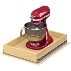 ALINE FURNITURE Pull Out Drawers for Cabinets Birch Wood, 15" W X 21" D Soft Close Slide Out Shelves for Kitchen Cabinets, Pullout Drawer for Pantry Cabinet Organizer