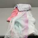 XiDi Dream Star Blackout Curtains for Kids Rooms Girl Princess Curtain for Daughter Bedroom Window (Pink Purple Green, W52 X L84)