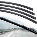 BFXM 4Pcs Wiper Blade Refill, 28 inch DIY Adjustable Universal Replacement Wiper Blade Refill Replacement for Front and Rear Windshield Wiper Baldes Rubber Strip for Car, Truck, SUV