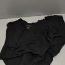 Lacoste Men's Slim Fit V-neck Undershirt 3-pack (Medium, Black)