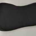 Lumbar Support Pillow - Back Pain Relief Cushion, Fits Tightly Around the Coccyx, Ergonomics Memory Foam, Skin-Friendly Fabric, Fit Car Drive, Office Chair, Rest Seat, Wheelchair (Black)