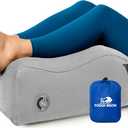 Inflatable Leg Elevation Wedge Pillow for Sleeping, Post Surgery Recovery, Swelling Relief, Blood Circulation Foot Rest Cushion, Injury Leg Support, Leg Wedge Pillow for Bed & Travel