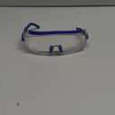 Anti Fog Safety Glasses Safety Goggles Over Glasses Protective Glasses with Anti Scratch Lenses Adjustable (Blue)