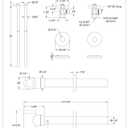 Kingston KPK807P Plumbing Sink Trim Kit w/Bottle Trap,Brushed Brass