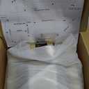 Asidrama 4 Pack Privacy Gold Door Handles, Door Lever with Door Knobs Indoor for Bedroom or Bathroom, Heavy Duty Brushed Gold Door Handles Interior with Locks for Left Right Sided Doors