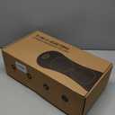 Triple Fusion Back Massager with Stretching, Vibration and Heat, 3-in-1 Electric Lumbar Pillow for Lower Back Tension Relief, Deep Tissue Relaxation Massage for Home, Office, Bed, Sofa, and Car Use (Black-Basic)