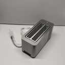 Mueller UltraToast Full Stainless Steel Toaster 4 Slice, Long Extra-Wide Slots for Bagels and Waffles, 6 Browning Levels, LED Display, Cancel/Defrost/Reheat Functions & Removable Tray, Kitchen Gadgets