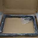 6 Pack - L 14" x H 8" x W1.5, 5mm Thick Black L Shelf Bracket, Iron Shelf Brackets, Metal Shelf Brackets, Floating Shelf, Shelf Supports with Screws