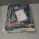 4pack Winter Snow Throw Pillow Case Buffalo Check Plaid with Snowman Santa Cushion Covers Christmas Winter Holiday Farmhouse Decorative Pillowcases 18 x 18 Inches for Sofa Couch (Blue)