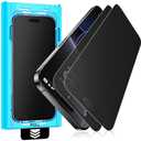 Mothca 1 Pack Matte Privacy Screen Protector for iPhone 16 Plus/iPhone 15 Plus 6.7-inch [Auto Fit Box Dust-Free] Anti Spy Anti-Glare Anti-Fingerprint Full Coverage Tempered Glass, Smooth as Silk