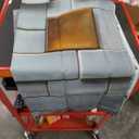 Shower Curtain Vintage Red Brick Wall Concrete Bricks Rustic Design Rustic Country Farmhouse Geometric Brick Wall Bathroom Shower Curtain Set with Hooks 71X71 Inch