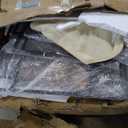 YITAHOME Corner Dog Crate Furniture, 43.7" Wooden Dog Kennel with Dog Cushion, Dog Kennel Corner Wooden End Table for Small Medium Dogs, Brown