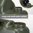 UPWOIGH 5 Gallon Water Jug, Camping Water Container, Truly No Leakage Water Storage with Spigot, Large Military Green Water Tank,BPA Free Portable Overlanding Gear for Outdoors,Hiking