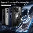 ESR for iPhone 15 Pro Max Case, Compatible with MagSafe, Shockproof Military-Grade Protection, Scratch-Resistant Back, Magnetic Phone Case for iPhone 15 Pro Max, Classic Hybrid Case, Clear